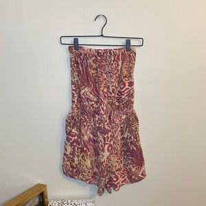 Animal Print Romper